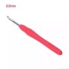Aluminium Crochet Hook Soft Touch 6mm